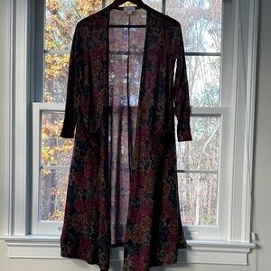 LuLaRoe Multicolor Open Cardigan
